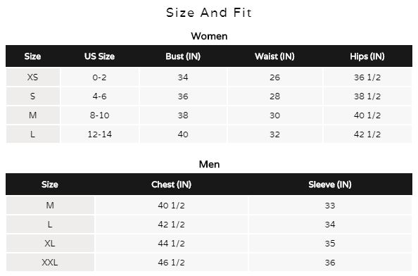 autumn cashmere size chart